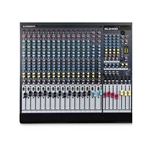 Allen & Heath GL2400-16, 16 mic/line + 2 stereo mixer, 6 aux sends, 4 band dual swept mid EQ,