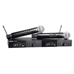 Shure SLXD24D/B58-H55, Dual Wireless Vocal System with BETA 58