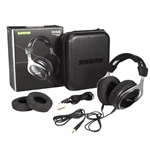 Shure SRH1540-BK, SRH1540 Premium Closed-Back Headphones for Clear Highs and Extended Bass