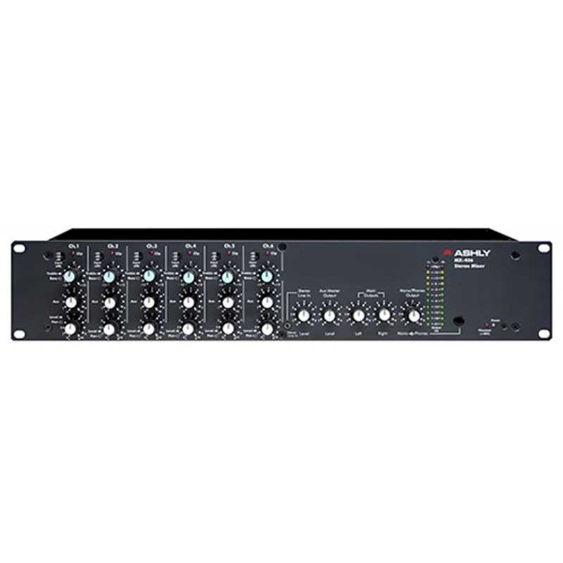 SE Systems - Ashly MX-406, Analog Mixer 6 Input Mic/Line with EQ, 2U