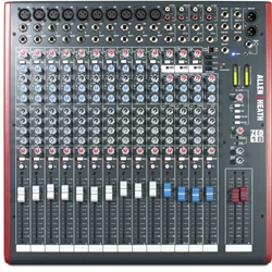 Allen & Heath ZED18, 10 Mono Mic/Line + Stereo, 4 Aux Sends, 3 band swept mid EQ