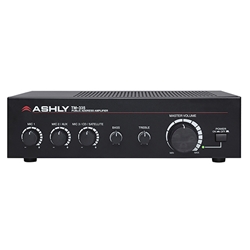 Ashly TM-335, 35-Watt 3-Input Mixer/Amp with Xfmr Isolated Constant-Voltage & 4 Ohm Outputs