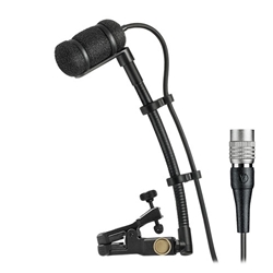 Audio-Technica ATM350UCW, Cardioid condenser instrument microphone for Wireless