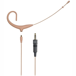 Audio-Technica BP892XCLM3-TH, MicroSet headworn microphone with 3.5mm locking mini-plug for Sennheiser wireless, beige