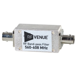 RF Venue BPF560T608, RF Venue band-pass filter (560-608 MHz)