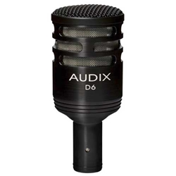 Audix D6, MIC, DYN, SUB IMPULSE, INST, BLK