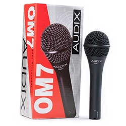 Audix OM7, MIC, DYN, VOCAL, OM7, WITH CLIP & POUCH.