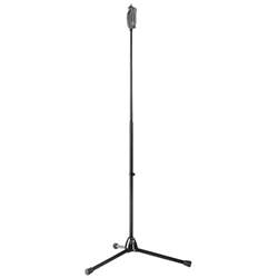 K&M 25680, One-Hand Microphone Stand, Black