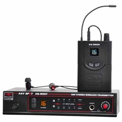 Galaxy Audio AS-950P2, En Ear, 16 Selectable channels, Frequency P2: 470-494 MHz