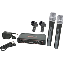 Galaxy Audio EDXR/HH38D dual  handheld system, Frequency D: 584-607 MHz