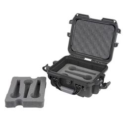 Gator Cases GM-06-MIC-WP, Black waterproof injection molded case with foam