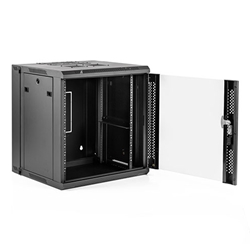 Gator Cases GRW2012509, Gator Rackworks Hinged Wall Mounted Rack; 12U, 21" Deep; Vented Glass Front Door