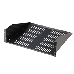 Gator Cases GRW-SHELFVNT3, Gator Rackworks Utility Shelf; 17" Deep; 3U; w/ Elongated Vent Holes