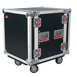 Gator Cases G-TOUR12UCA-24D, ATA Wood Flight Rack Case; 12U; 24" Deep; w/ Casters