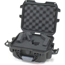 Gator Cases GU-0907-05-WPDF, Black waterproof injection molded case, 9.4" x 7.4" x 5.5" . DICED FOAM