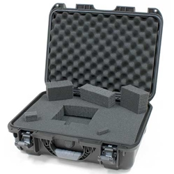 Gator Cases GU-1711-06-WPDF, Black waterproof injection molded case, 17" x 11.8" x 6.4". DICED FOAM