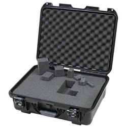 Gator Cases GU-1813-06-WPDF, Black waterproof injection molded case, 18" x 13" x 6.9". DICED FOAM