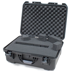 Gator Cases GU-2014-08-WPDF, Black waterproof injection molded case, 20" x 14" x 8". DICED FOAM