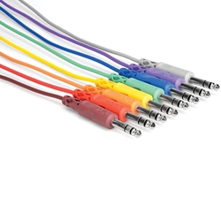 Hosa CSS-845, Balanced Patch Cables, 1/4 in TRS to Same, 1.5 ft