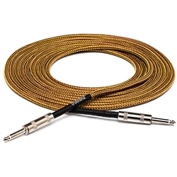 Hosa GTR-518, Tweed Guitar Cable, Hosa Straight to Same, 18 ft