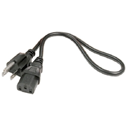 Hosa PWC-141.5, Power Cord, IEC C13 to NEMA 5-15P, 1.5 ft