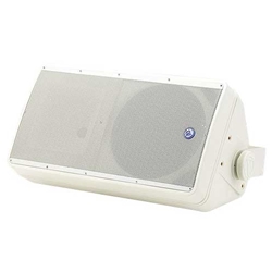 Atlas Sound SM82T-WH, 8" 2-Way All Weather Speaker with 60-Watt 70V/100V Transformer - White