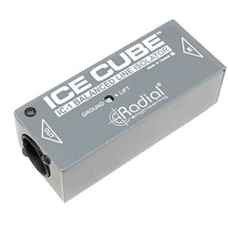 Radial Ice Cube Line Level Isolator, Passive 1 Channel balanced with Eclipse transformer