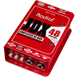 Radial JDX-48, Guitar amp DI with speaker emulation & reactive load, phantom powered