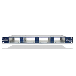 Radial JRAK 4, Rack adaptor houses up to 4 Radial DI boxes in a single 19" space