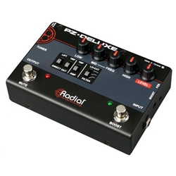 Radial PZ-Deluxe, Acoustic instrument preamp w/parametric EQ and built-in Radial DI