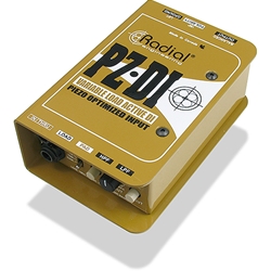 Radial PZ-DI, Active DI for orchestra, optimized for piezo and magnetic pickups