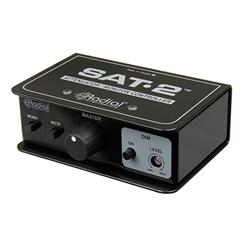 Radial SAT2, Line level stereo attenuator, passive, TRS & XLR inputs, XLR outs