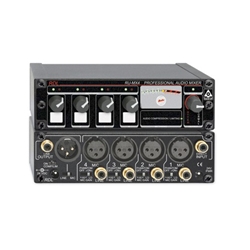 Radio Design Labs RU-MX4, Pro 4 Input Mic/Line Mixer W/Phantom - Mic and Line Out