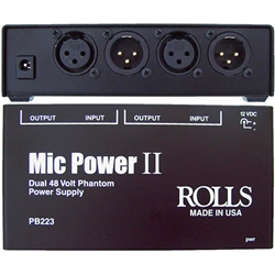 Rolls PB223, 2 CH Phantom Power Adapter