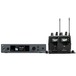 Sennheiser EW IEM G4-TWIN-G, 509615, Wireless stereo monitoring twin set. frequency range: G (566 - 608 MHz)