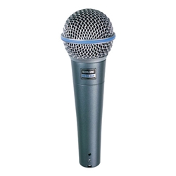 Shure BETA 58A, Supercardioid Dynamic with High Output Neodymium Element