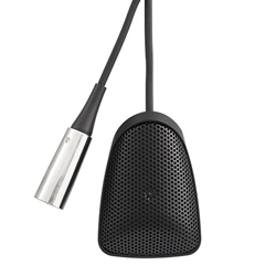 Shure CVB-B/C, Cardioid,Low Profile Boundary Condenser Microphone, Attached 12' Cable, Black