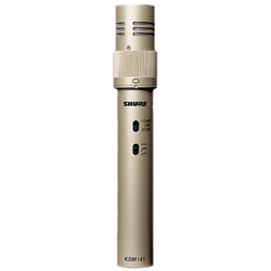 Shure KSM141/SL, Dual-Pattern Cardioid/Omnidirectional Studio Condenser Microphone