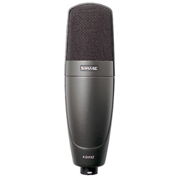 Shure KSM32/CG, Cardioid Studio Condenser MicrophoneStage Model (Charcoal Gray)