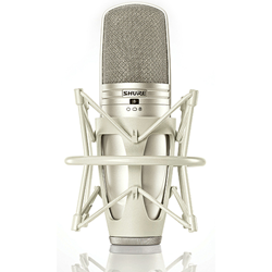 Shure KSM44A/SL, Multi-Pattern, Large Diagphragm, Side-Address Condenser Studio Microphone (Cristal)