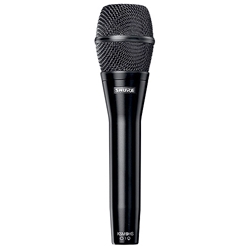 Shure KSM9HS, Dual Pattern (Hypercardioid/Subcardioid) Condenser Handheld Vocal Microphone (Black)