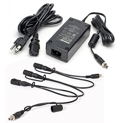 Shure PS124L, In-Line Power Supply with Locking Four-Connection Distribution Cable