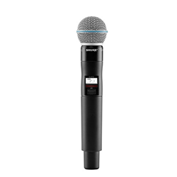 Shure QLXD2/B58=-G50, Handheld Transmitter with Beta58A Microphone