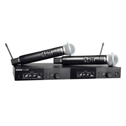 Shure SLXD24D/B58-H55, Dual Wireless Vocal System with BETA 58