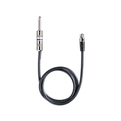 Shure WA302, 2' Instrument Cable, 4-Pin Mini Connector TA4F to 1/4" Connector