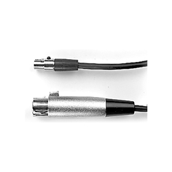 Shure WA310, 4' Microphone Adapter Cable, 4-Pin Mini Connector TA4F to XLR-F Connector