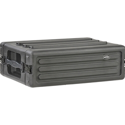 SKB 1SKB-R3S, 3U Shallow Roto Rack with Steel rails