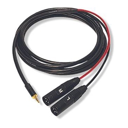 Whirlwind MST2XM010US, Y-Cable - 1/8" TRS male to (2) XLRM, 10'