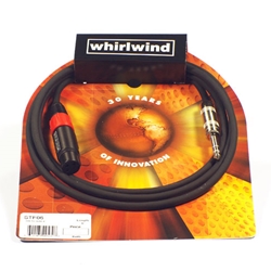 Whirlwind STF06, Cable - Adapter, 1/4" TRSM to XLRF, 6'