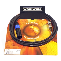 Whirlwind STM06, Cable - Adapter, 1/4" TRSM to XLRM, 6'